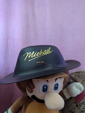 Michael Jackson Movie Collectible Popcorn Bucket Hat Black Fedora
